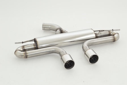 FMS 3 Zoll (76mm) Duplex Sportendschalldämpfer Edelstahl
