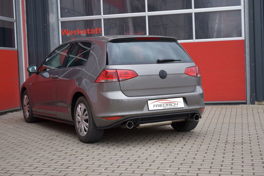 Friedrich Motorsport Duplex Sportendschalldämpfer VW Golf VII