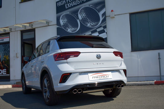 Friedrich Motorsport Duplex-Sportendschalldämpfer VW T-ROC inkl. Cabrio (A1)