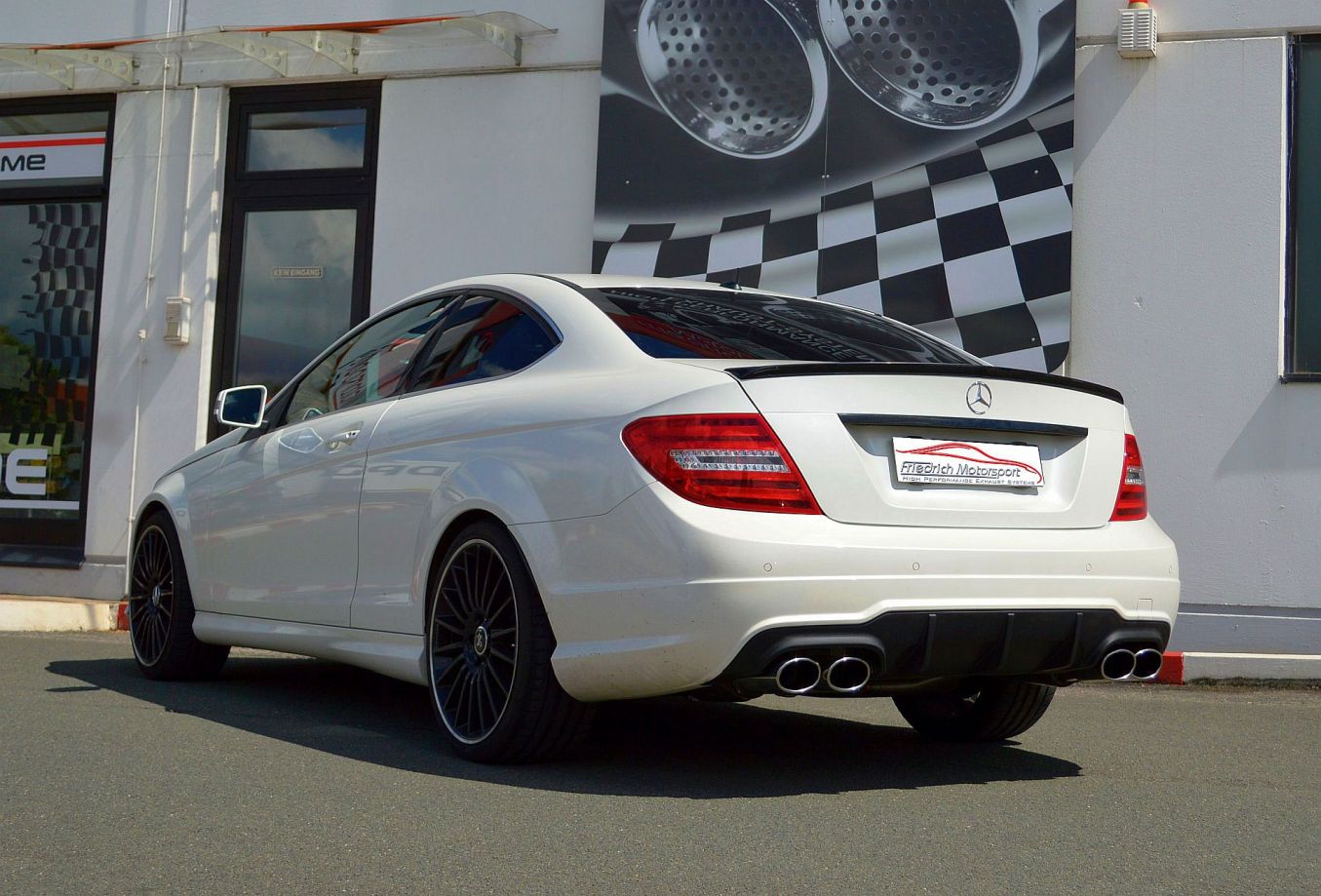 FMS Duplex-Sportendschalldämpfer Mercedes C/S/W204 C-Klasse