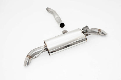Friedrich Motorsport 76mm Duplex-Sportendschalldämpfer Edelstahl
