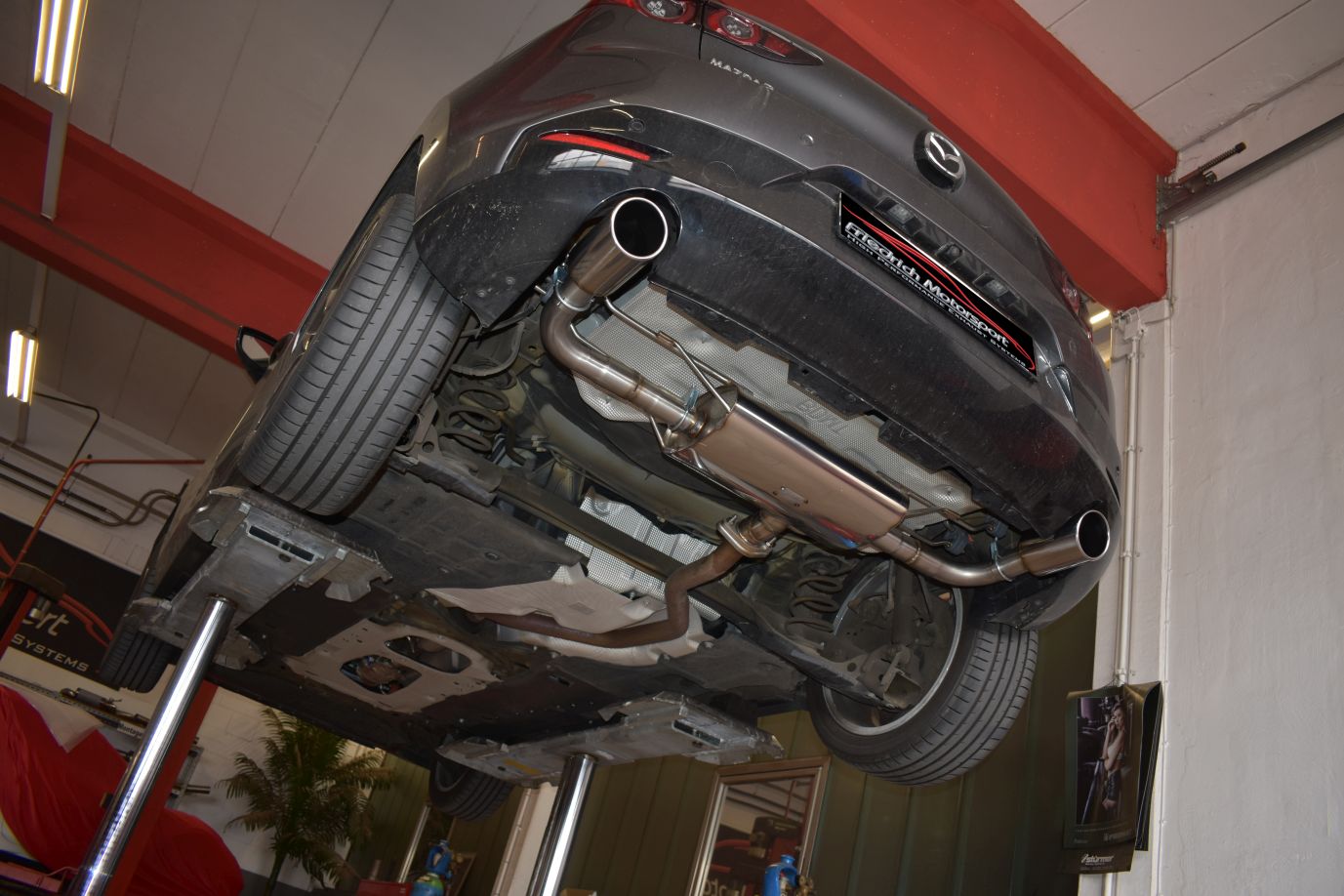 Friedrich Motorsport Duplex-Sportendschalldämpfer Mazda 3 (BP) 5-Türer