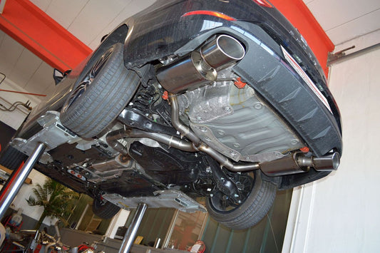 FMS 76mm Duplex-Sportendschalldämpfer Seat Leon 5F ST Cupra