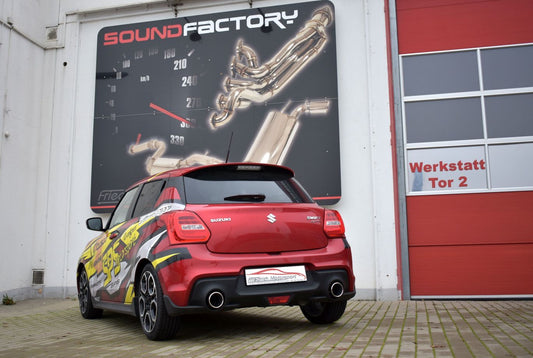 FMS Duplex Sportendschalldämpfer Suzuki Swift Sport (AZ/RZ)