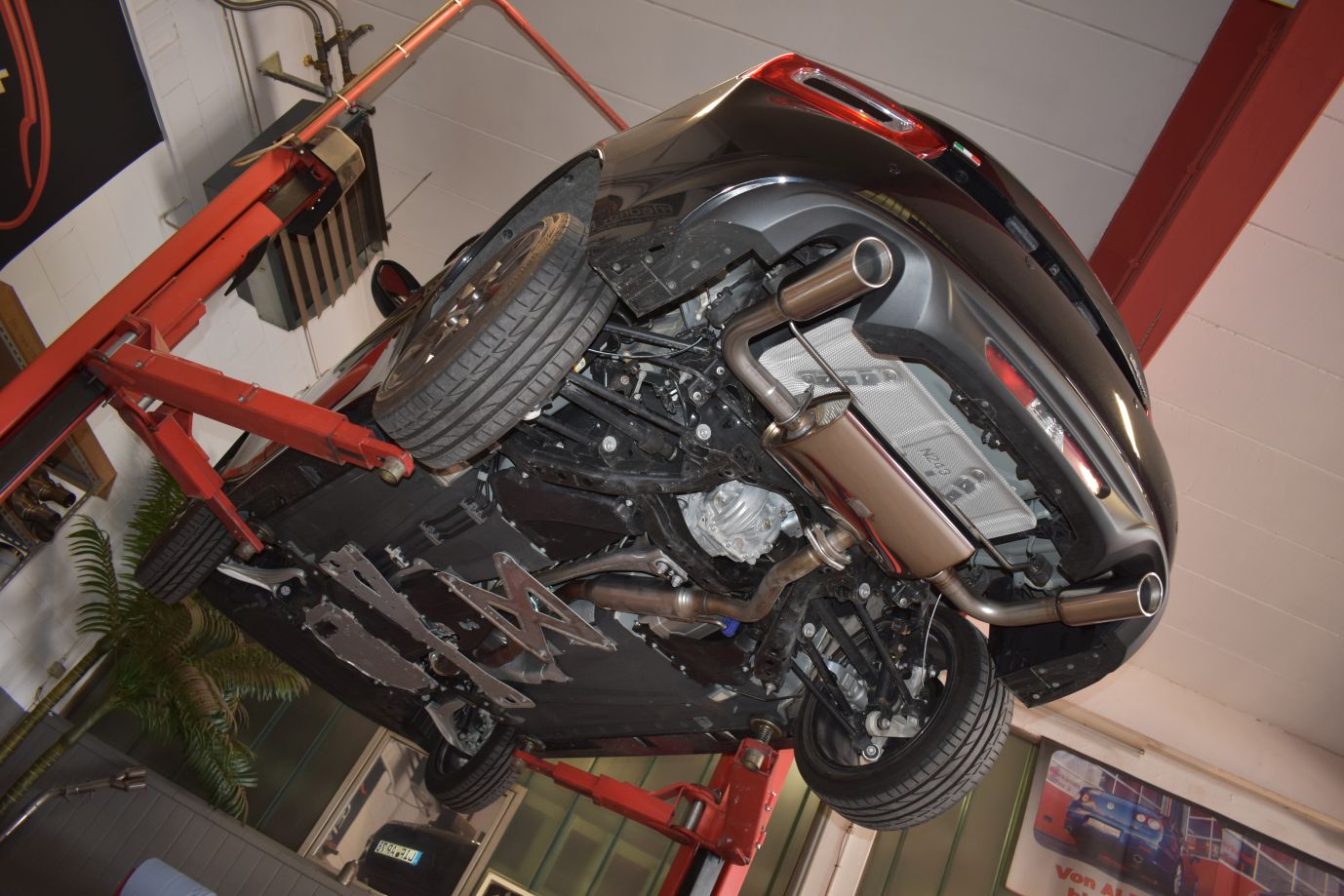 Friedrich Motorsport Duplex-Sportendschalldämpfer Fiat 124 Spider
