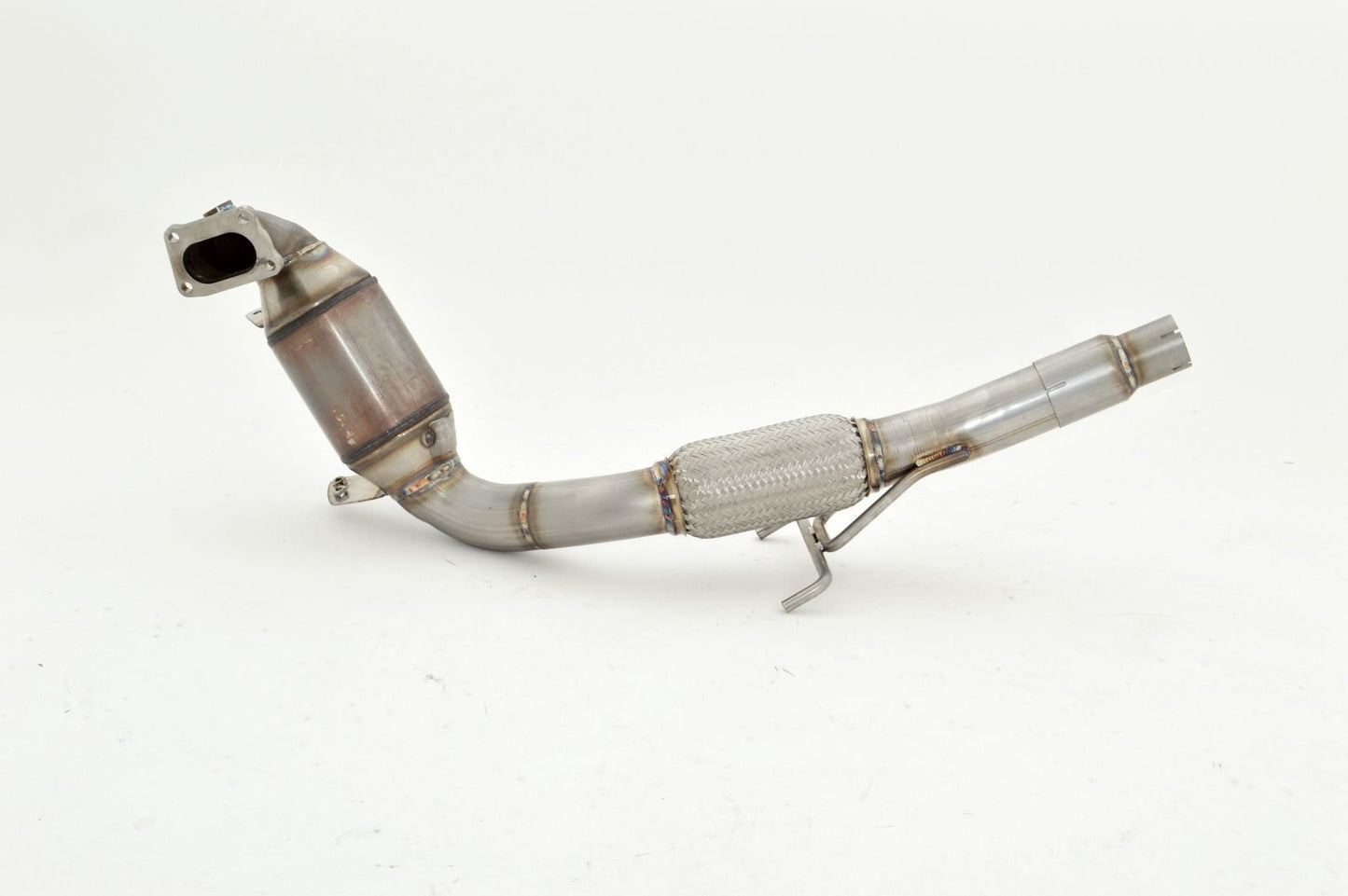 FMS 63.5mm Downpipe mit 200 Zellen Sport-Kat. Edelstahl