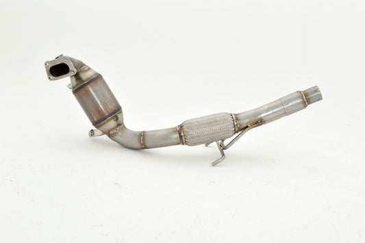 FMS 63.5mm Downpipe mit 200 Zellen Sport-Kat. Edelstahl