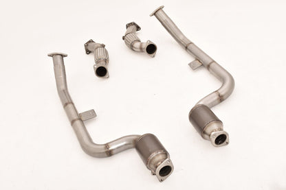 FMS 2x70mm Downpipe mit 200 Zellen HJS Sport-Kat. KIA Stinger