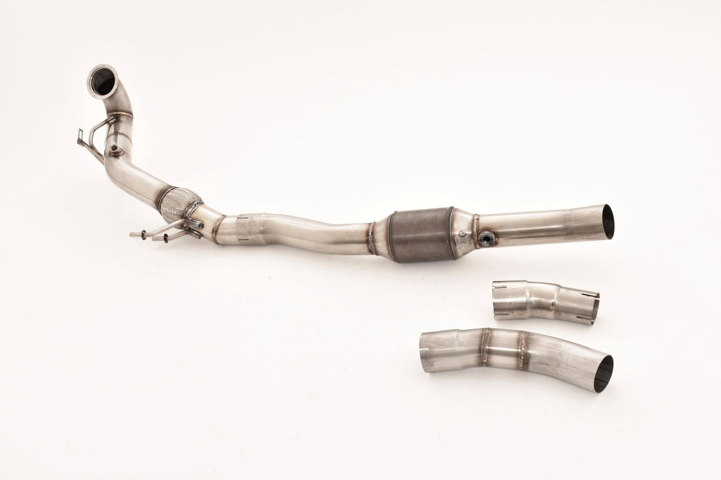 FMS 76mm Downpipe mit Sport-Kat. Edelstahl