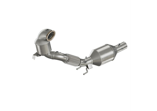 Friedrich Motorsport 76mm Downpipe mit 200 Zellen HJS Sport-Kat. und OPF Edelstahl
