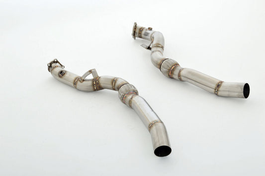 FMS 2x76mm Downpipe Audi RS6 4F Quattro