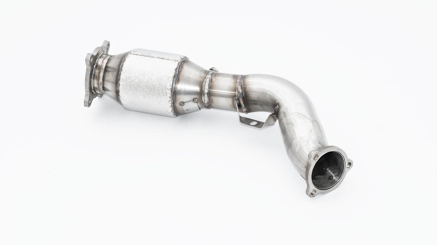 Friedrich Motorsport 76mm Downpipe mit 200 Zellen Sport-Kat. Edelstahl