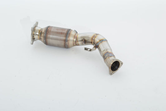 Friedrich Motorsport 76mm Downpipe mit 200 Zellen Sport-Kat. Edelstahl