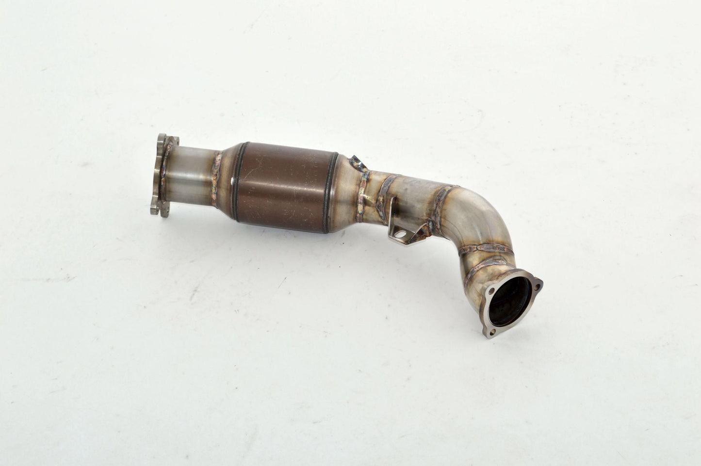 FMS 76mm Downpipe mit 200 Zellen HJS Sport-Kat. Edelstahl