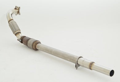 FMS 76mm Downpipe mit 200 Zellen HJS Sport-Kat. Edelstahl
