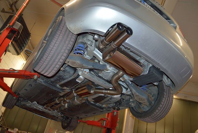 FMS 76mm Anlage mit Klappensteuerung Audi A3 8P Sportback Quattro