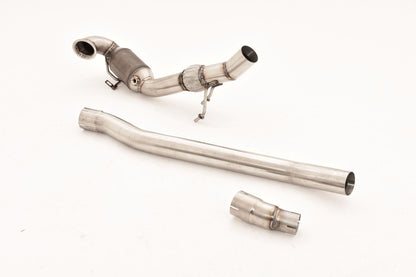 FMS 76mm Downpipe mit Sport-Kat. Edelstahl