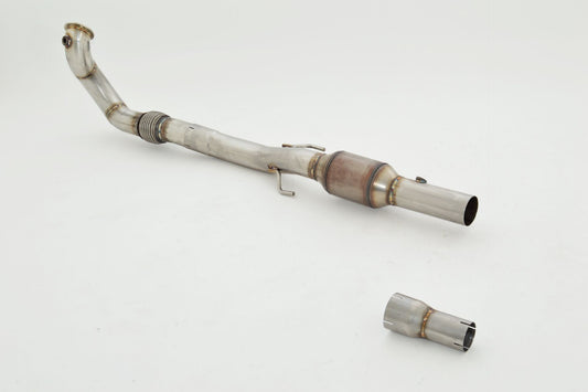 FMS 76mm Downpipe mit 200 Zellen HJS Sport-Kat. Edelstahl