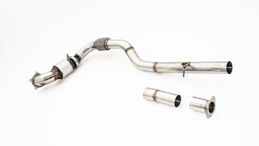 Friedrich Motorsport 76mm Downpipe mit 200 Zellen Sport-Kat. Edelstahl