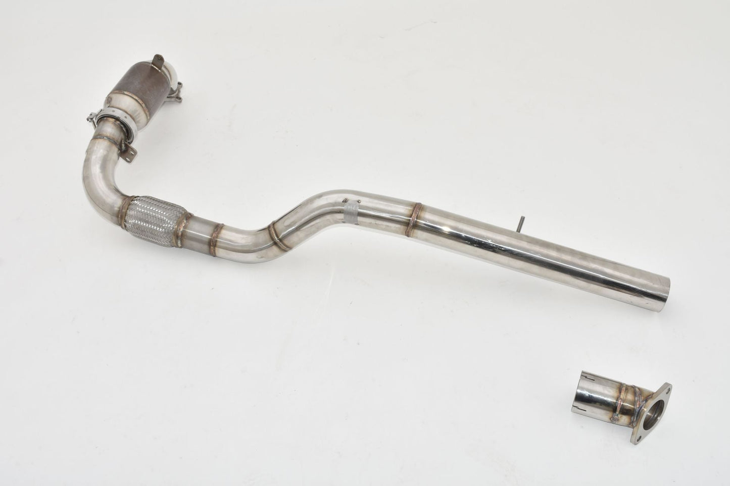Friedrich Motorsport 76mm Downpipe mit Sport-Kat. Edelstahl