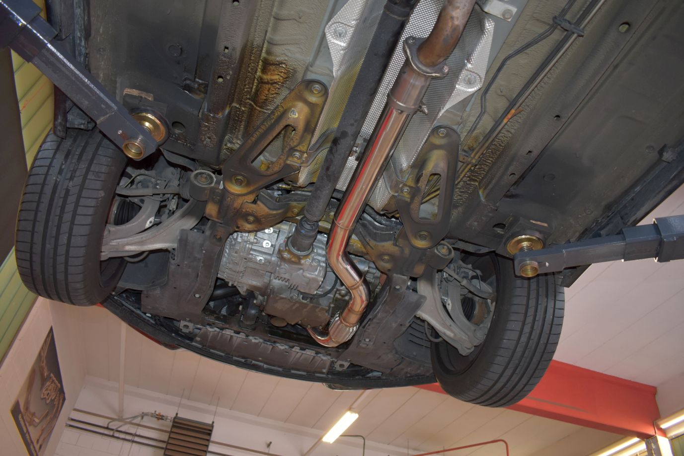 Friedrich Motorsport 76mm Downpipe Edelstahl