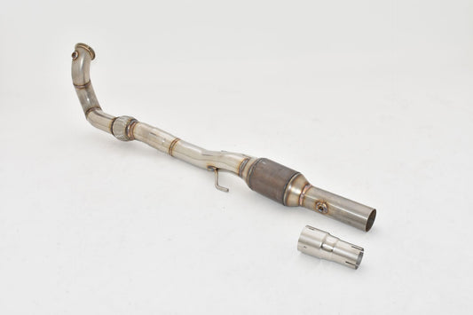 Friedrich Motorsport 76mm Downpipe mit 200 Zellen Sport-Kat. Edelstahl