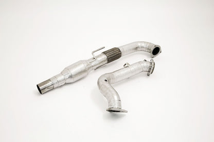 Friedrich Motorsport 76mm Downpipe mit 200 Zellen Sport-Kat. Edelstahl