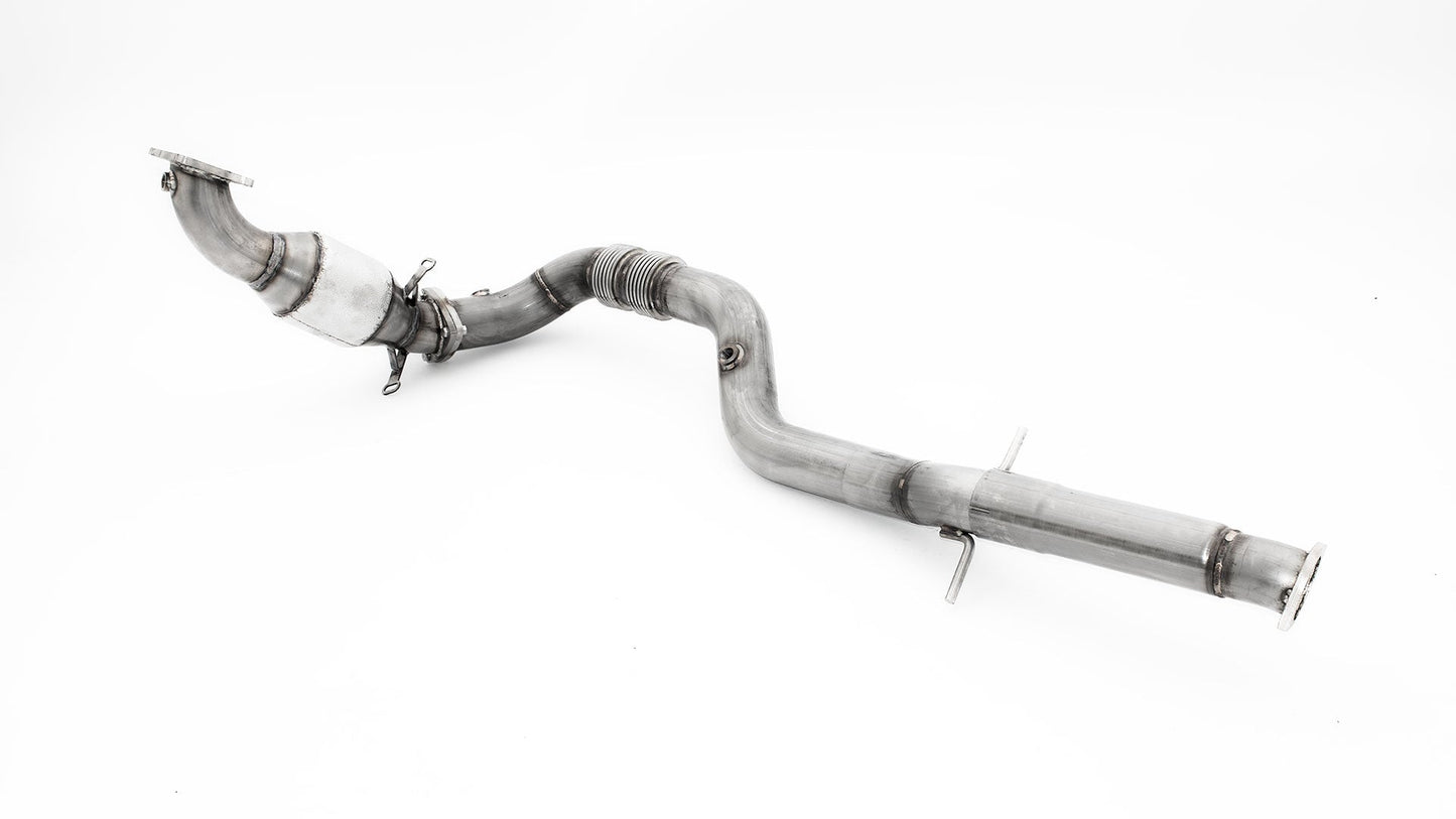 Friedrich Motorsport 76mm Downpipe mit 200 Zellen Sport-Kat. Edelstahl