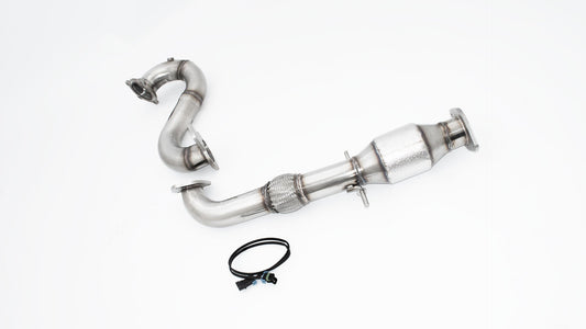 Friedrich Motorsport 76mm Downpipe mit 200 Zellen Sport-Kat. Opel Astra J GTC OPC
