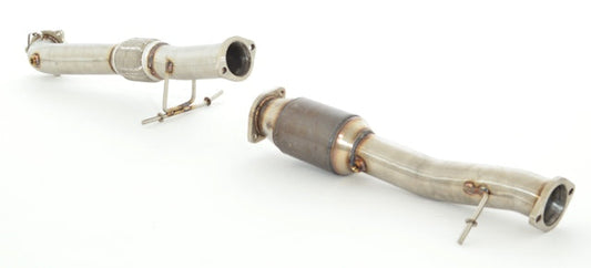 FMS 76mm Downpipe mit 200 Zellen HJS Sport-Kat. Ford Focus II DA3 ST