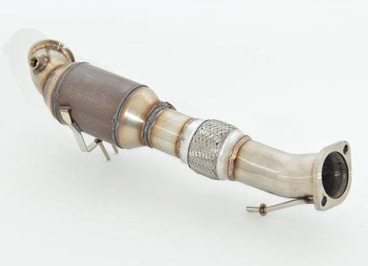 FMS 76mm Downpipe mit 200 Zellen HJS Sport-Kat. Ford Focus III DYB ST und Turnier DYB ST
