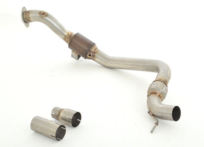 FMS 76mm Downpipe mit 200 Zellen HJS Sport-Kat. Ford Mustang Coupe und Cabrio