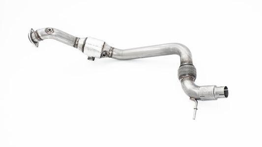 Friedrich Motorsport 76mm Downpipe mit 200 Zellen Sport-Kat. Ford Mustang Coupe und Cabrio