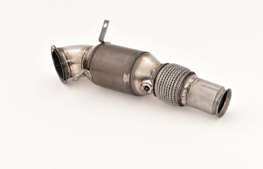 FMS 76mm Downpipe mit 200 Zellen HJS Sport-Kat. Ford Fiesta ST JHH