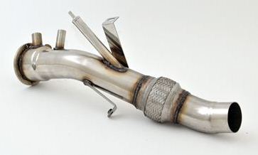FMS 76mm Diesel-Partikelfilter-Ersatzrohr Edelstahl