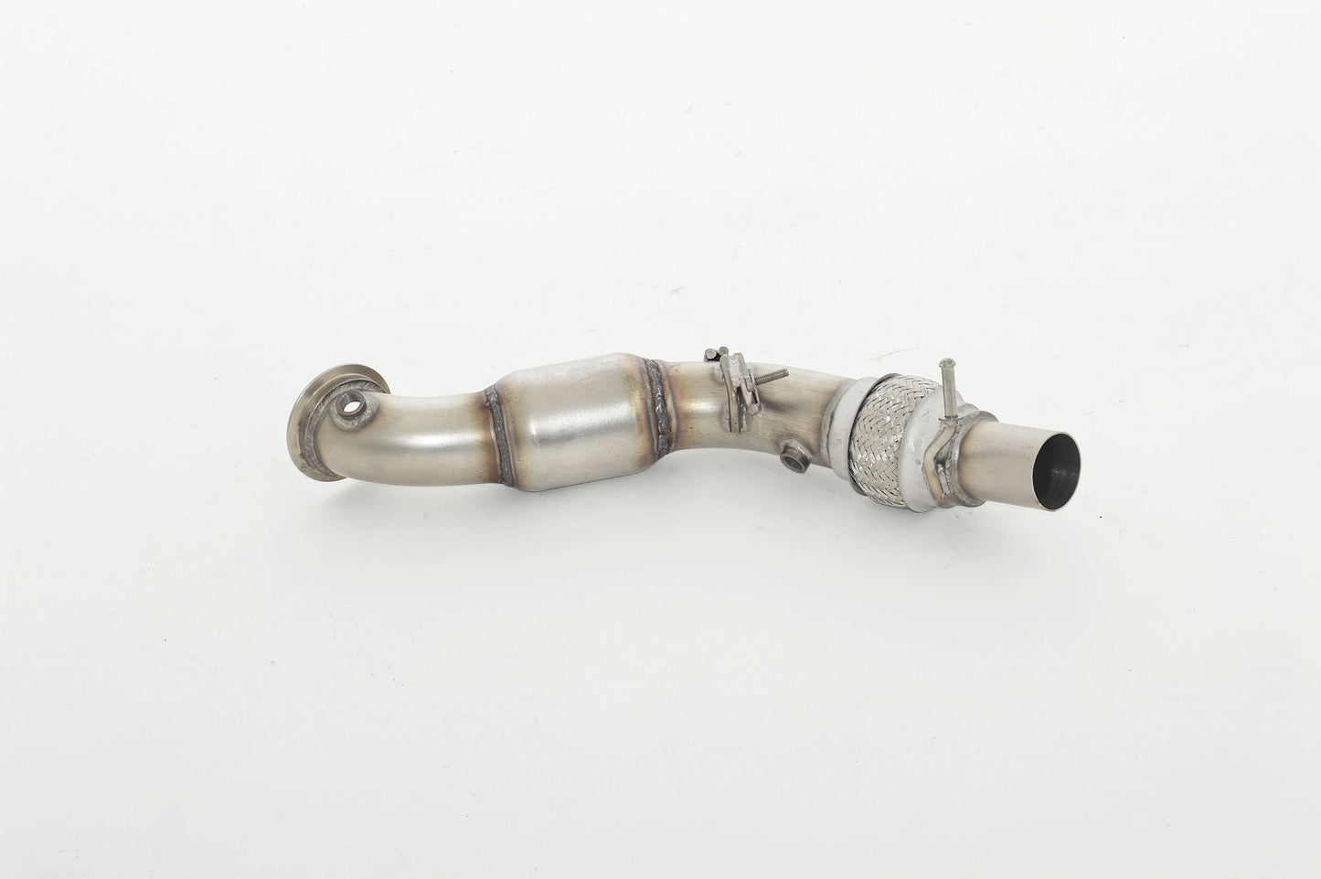 FMS 76mm Downpipe mit 200 Zellen Sport-Kat. Edelstahl
