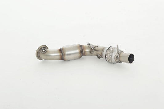 FMS 76mm Downpipe mit 200 Zellen Sport-Kat. Edelstahl