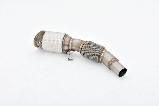 Friedrich Motorsport 76mm Downpipe mit 200 Zellen Sport-Kat. Edelstahl