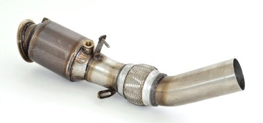 FMS 76mm Downpipe mit 200 Zellen HJS Sport-Kat. Edelstahl