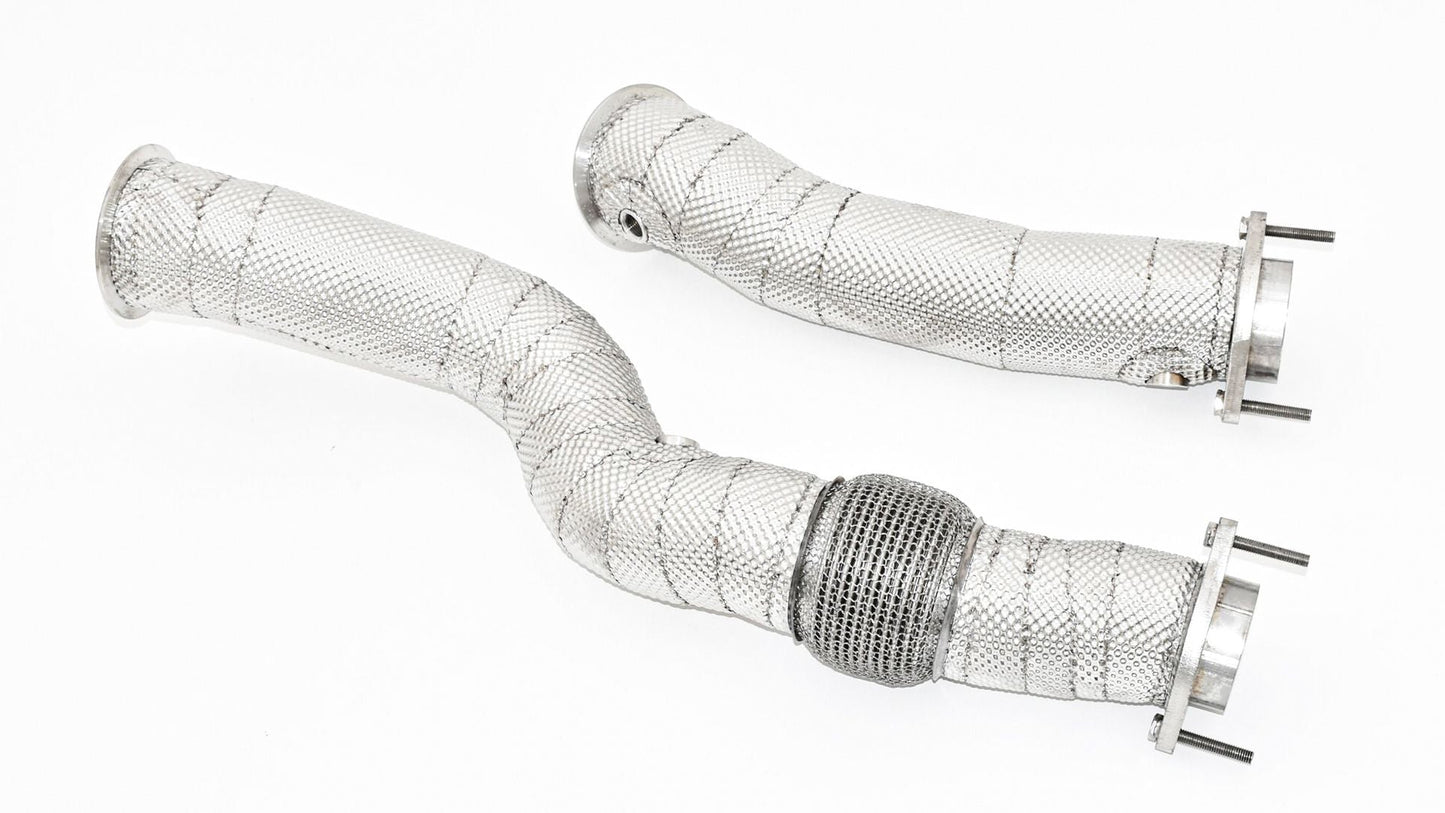 Friedrich Motorsport 2x76mm Downpipe Edelstahl