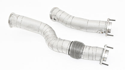 Friedrich Motorsport 2x76mm Downpipe Edelstahl