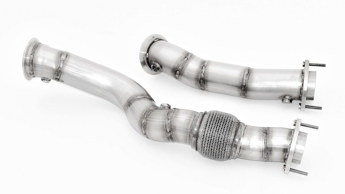 Friedrich Motorsport 2x76mm Downpipe Edelstahl