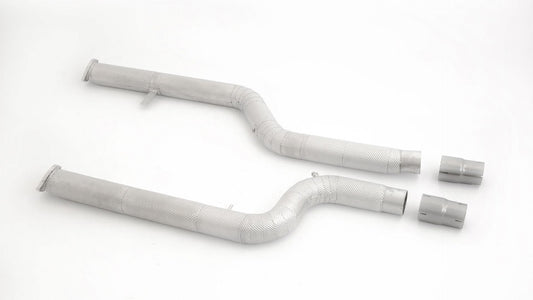 Friedrich Motorsport 2x76mm Ottopartikelfilter-Ersatzrohr Edelstahl