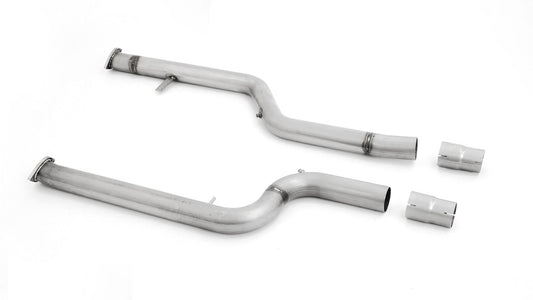 Friedrich Motorsport 2x76mm Ottopartikelfilter-Ersatzrohr Edelstahl