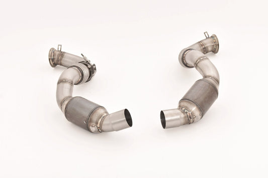 Friedrich Motorsport 76mm Downpipe-Satz mit 200 Zellen Sport-Kat. Edelstahl