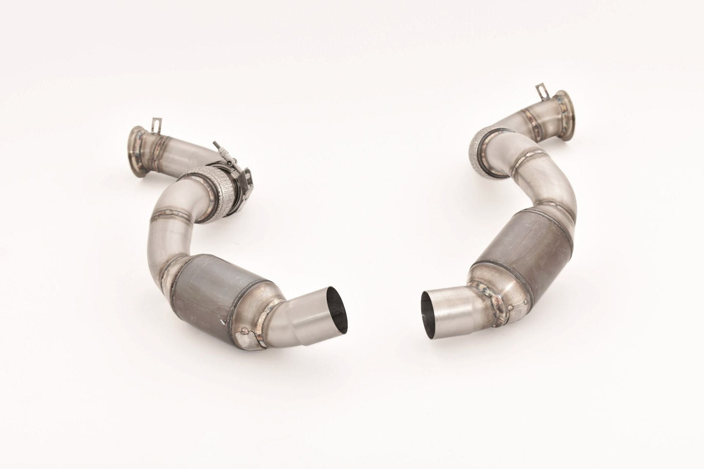 FMS 76mm Downpipe-Satz mit 200 Zellen HJS Sport-Kat. Edelstahl