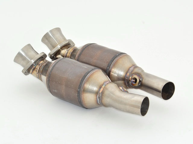 Friedrich Motorsport 2x55mm 200 Zellen Sport-Kat. Edelstahl
