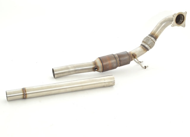 FMS 76mm Downpipe mit 200 Zellen HJS Sport-Kat. Edelstahl