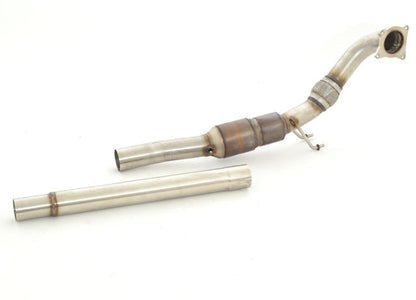 FMS 76mm Downpipe mit 200 Zellen HJS Sport-Kat. Edelstahl