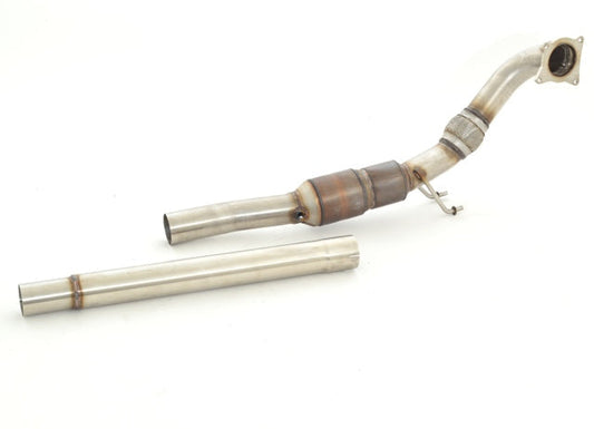 FMS 76mm Downpipe mit 200 Zellen HJS Sport-Kat. Edelstahl